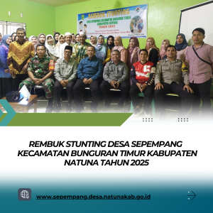 REMBUK STUNTING DESA SEPEMPANG KECAMATAN BUNGURAN TIMUR KABUPATEN NATUNA TAHUN 2025